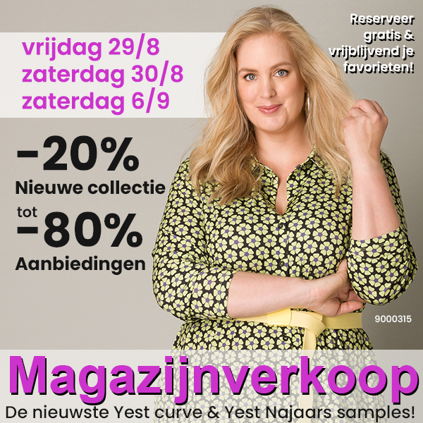 Magazijnverkoop augustus september